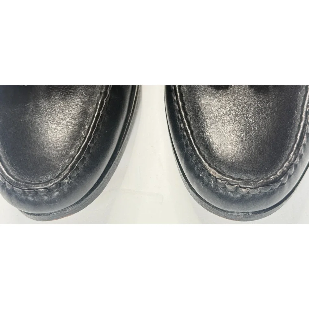 Allen Edmonds Men Handmade Maxfield Black Tassle Leather Slip On Shoes Size 11 B